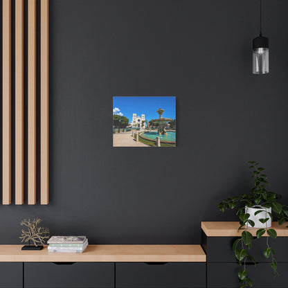 Plaza Canvas Print — Matte Stretched Wall Art