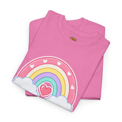 Rainbow Cotton Tee - Personalized Custom T-Shirt for Teachers
