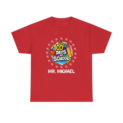 100 Days of School Unisex Tee, Customizable shirt
