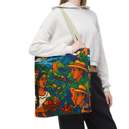 Torogoz Vibrant Art Tote Bag - Perfect Gift for Art and Nature Lovers