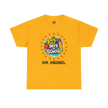 100 Days of School Unisex Tee, Customizable shirt
