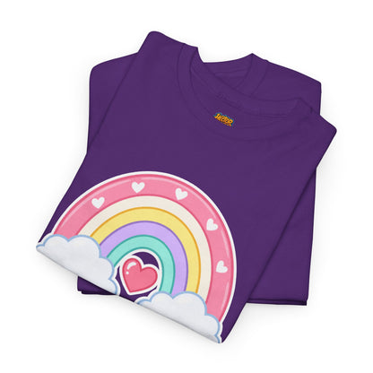 Rainbow Cotton Tee - Personalized Custom T-Shirt for Teachers