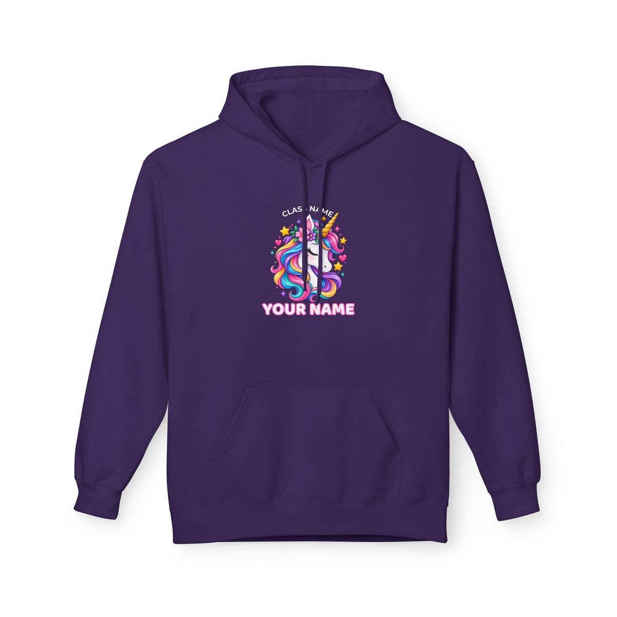 Personalized Unicorn Teacher Hoodie – Custom Name & Classroom Sweatshirt