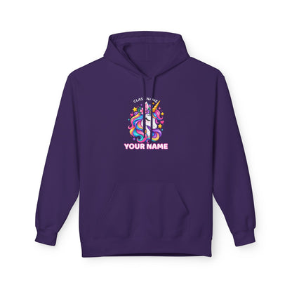 Personalized Unicorn Teacher Hoodie – Custom Name & Classroom Sweatshirt