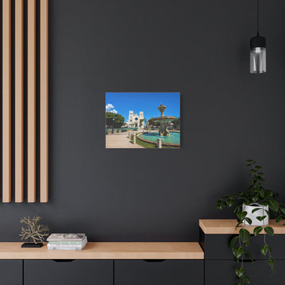 Plaza Canvas Print — Matte Stretched Wall Art