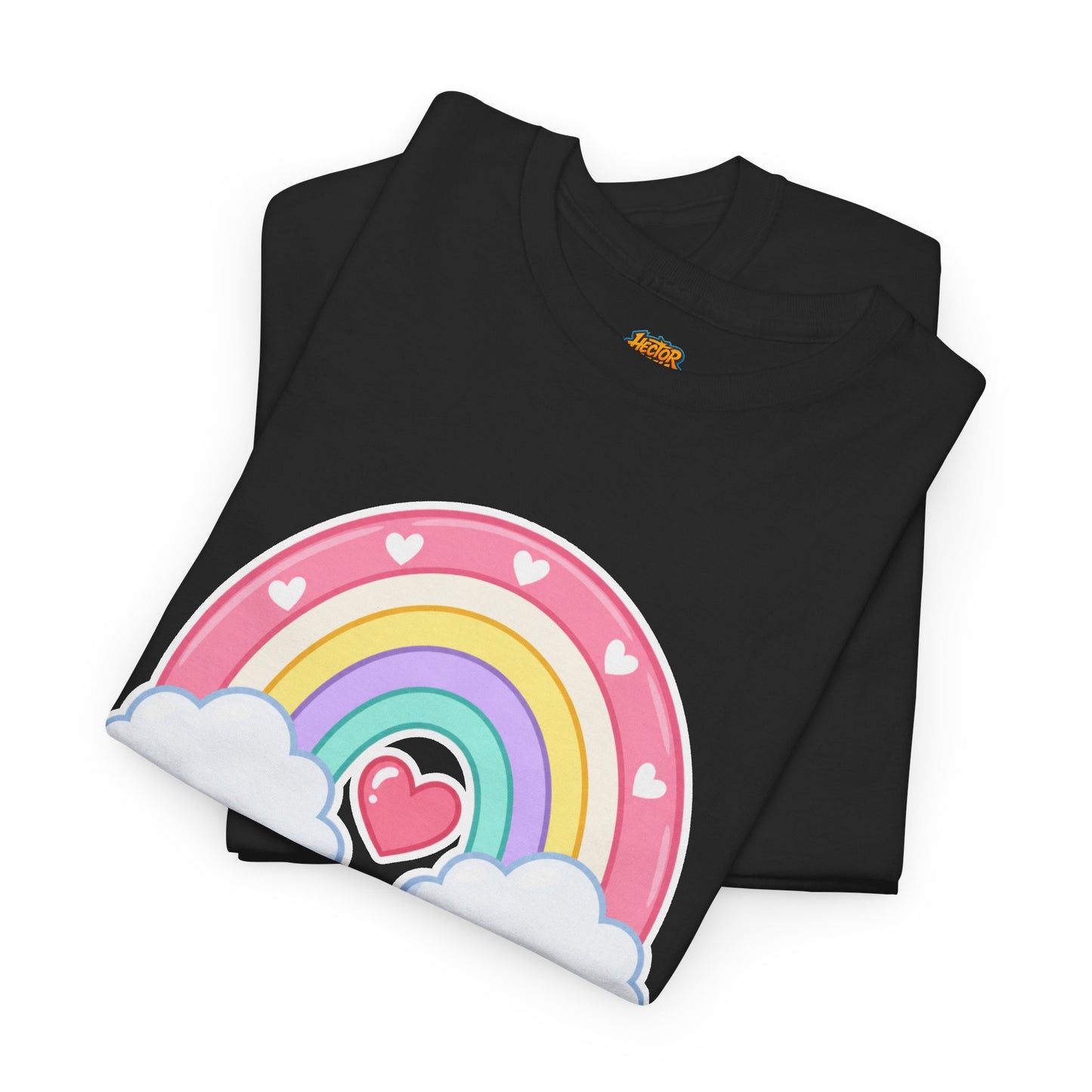 Rainbow Cotton Tee - Personalized Custom T-Shirt for Teachers