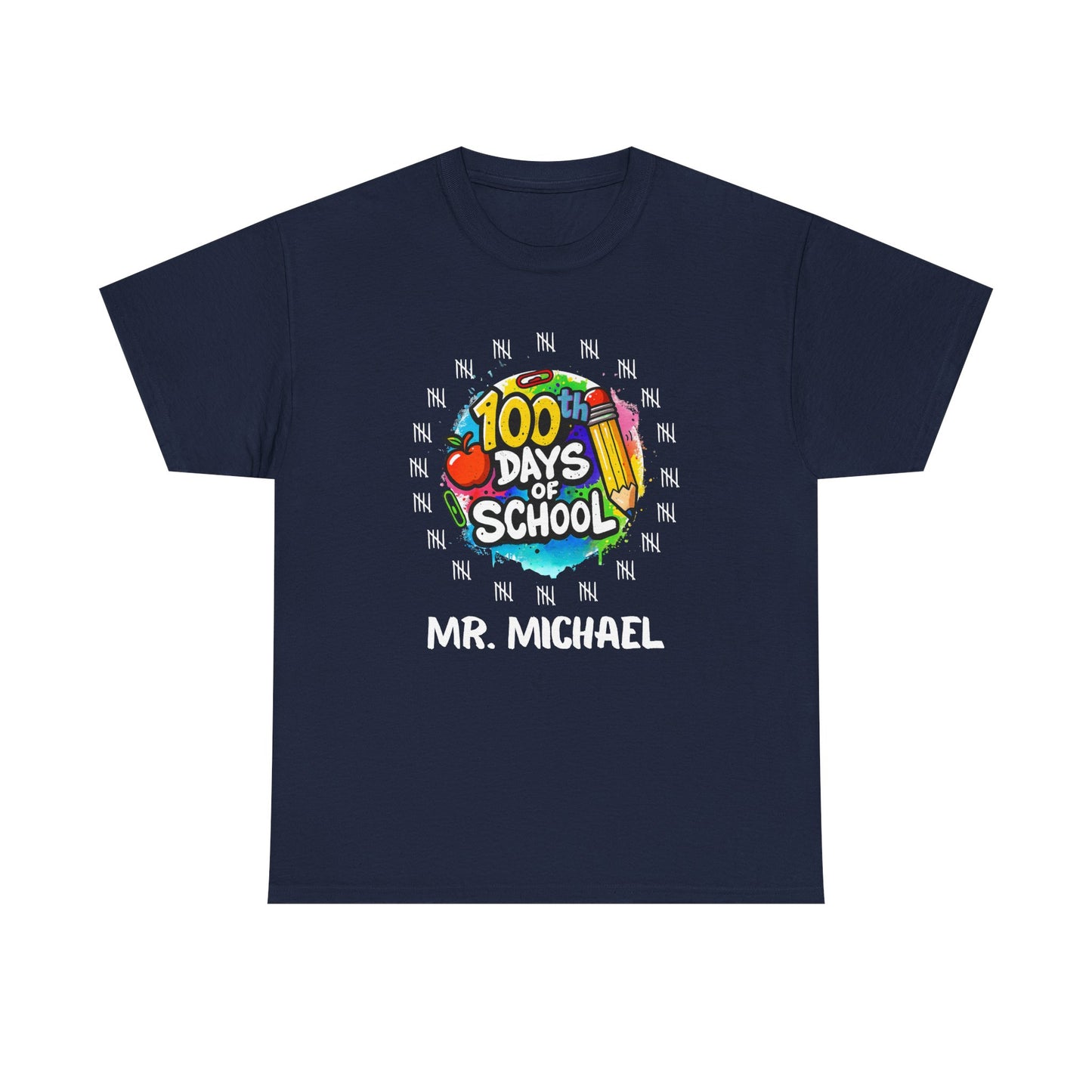 100 Days of School Unisex Tee, Customizable shirt