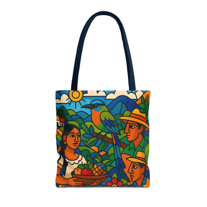 Torogoz Vibrant Art Tote Bag - Perfect Gift for Art and Nature Lovers