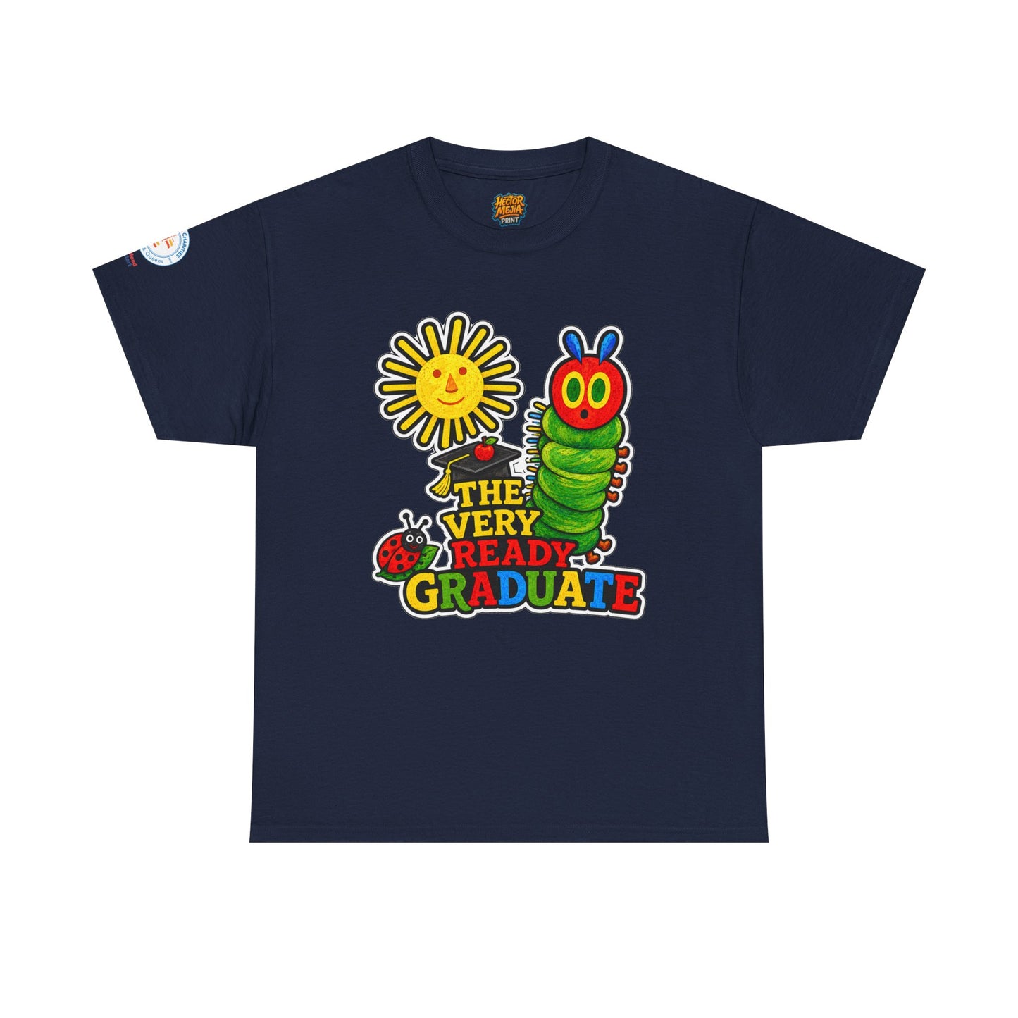 1.0 Personalized Very Ready Graduate Staff Shirt | Custom Teacher Name and Role T-Shirt | Preschool & Kindergarten Graduation Tee
