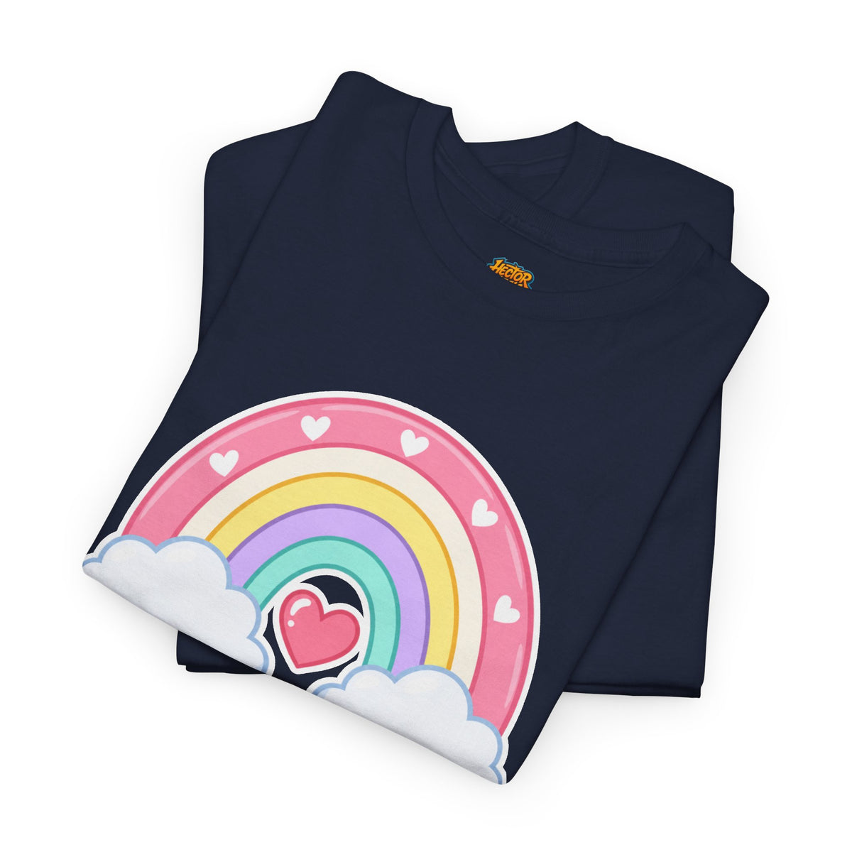 Rainbow Cotton Tee - Personalized Custom T-Shirt for Teachers