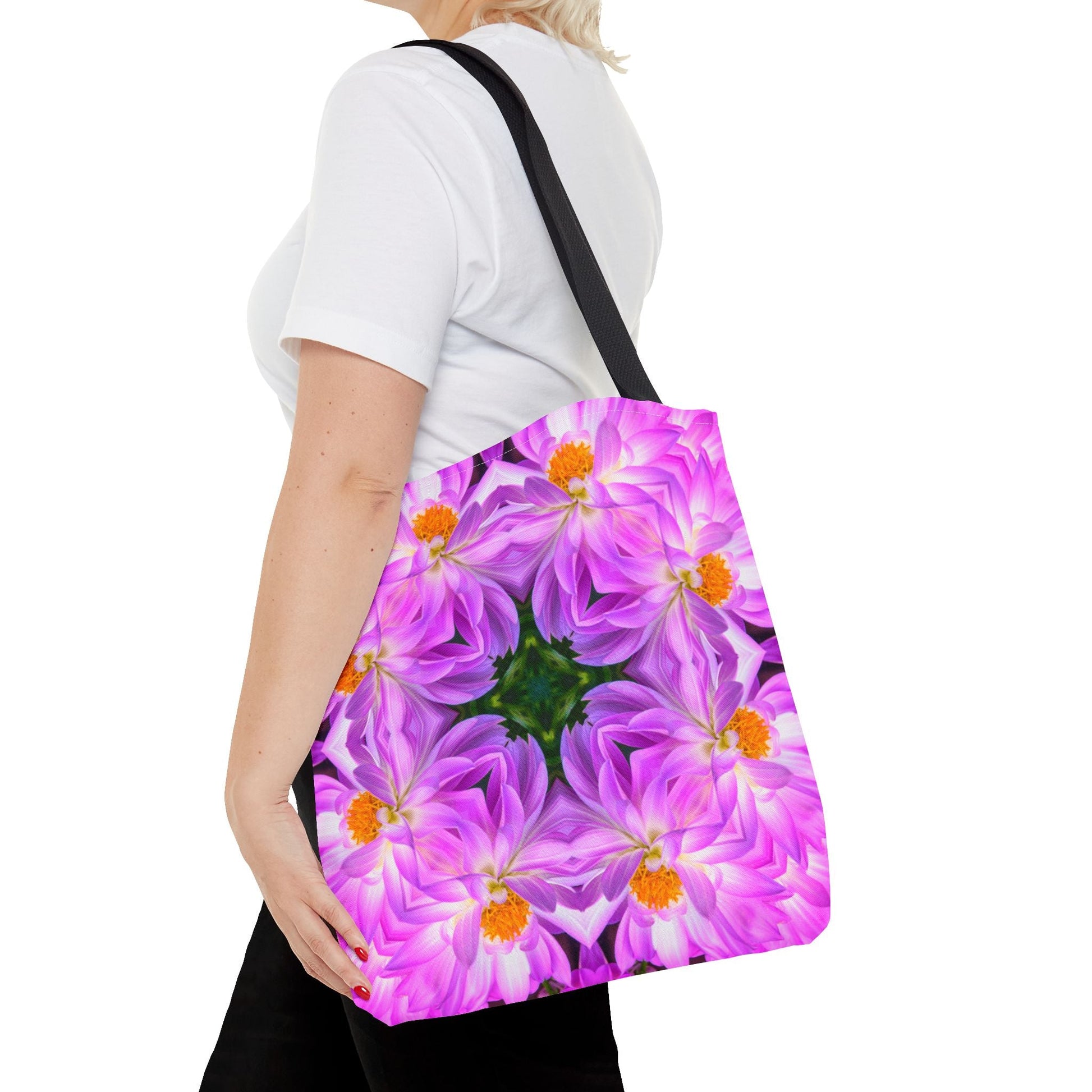 Lilac flowers Tote Bag | Perfect gift for any ocation | high - quality polyester - NY GIftcraft